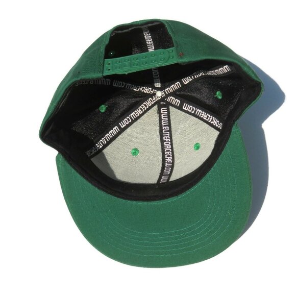 Elite Force Snapback Hat Cap Green Cotton - Picture 4 of 6